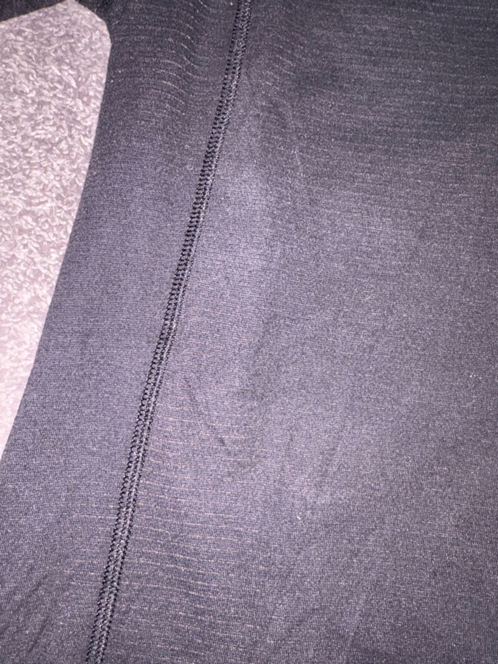 lululemon athletica Black Short Sleeve Crew Tee with Curved Back Hem - Picture 2 of 5